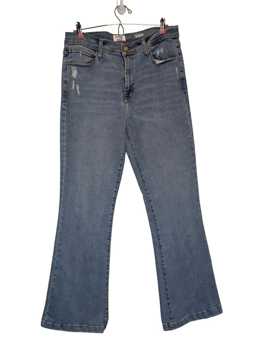 Kensie Savannah High Rise Flare Jeans, Size 12/31